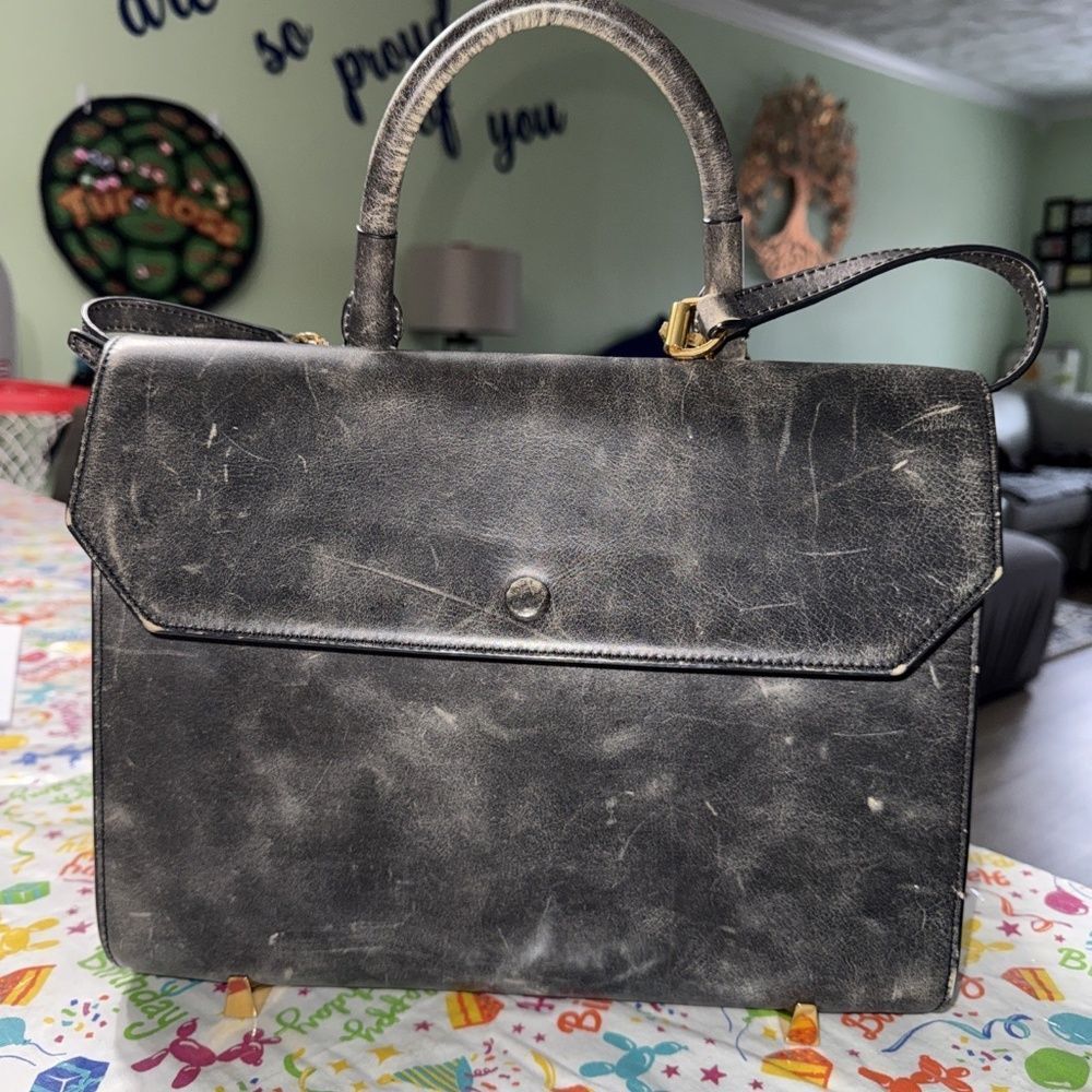 Alexander Wang Leather Convertible Tote, Distressed Look